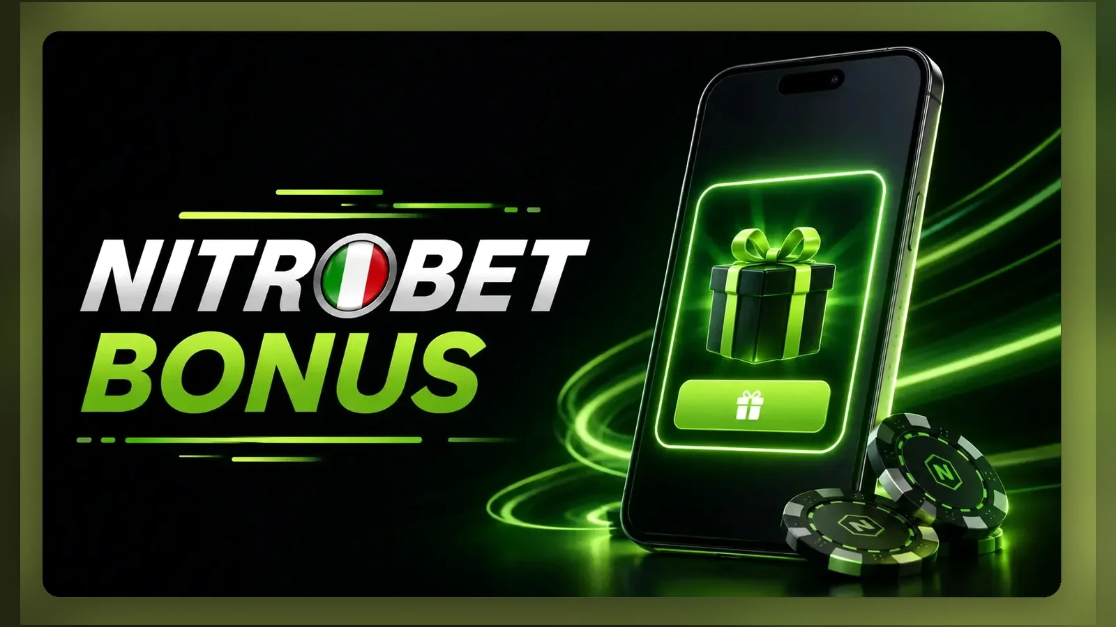 Il banner promozionale Nitrobet Bonus: le condizioni vanno lette nei termini, non nel banner