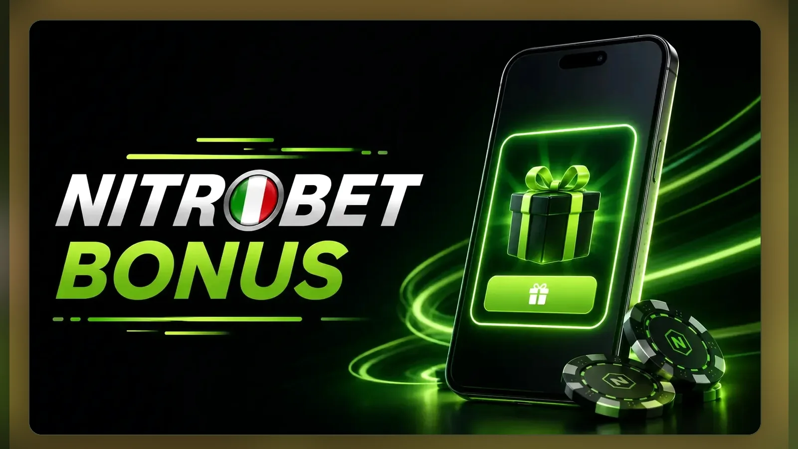 Il banner Nitrobet Bonus: al primo deposito scegli tra bonus sport e bonus casinò